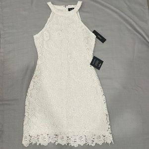 Lulus white lace dress